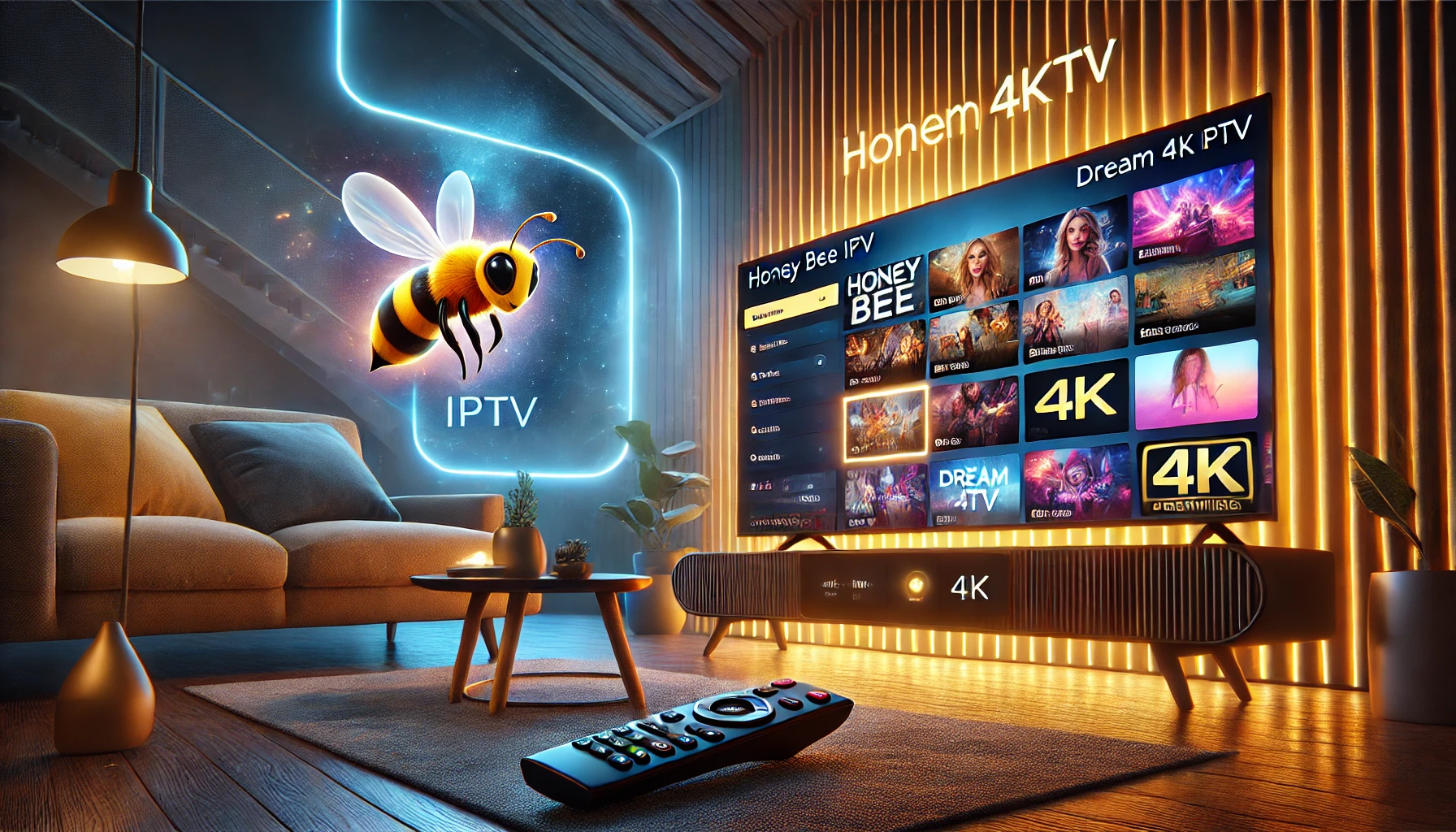 Honey Bee IPTV Review & Dream 4K IPTV