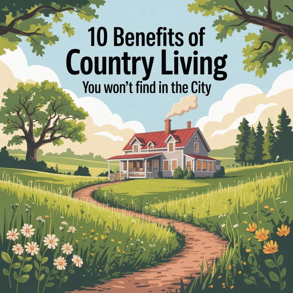 10 Benefits of Country Living You Won’t Find in City