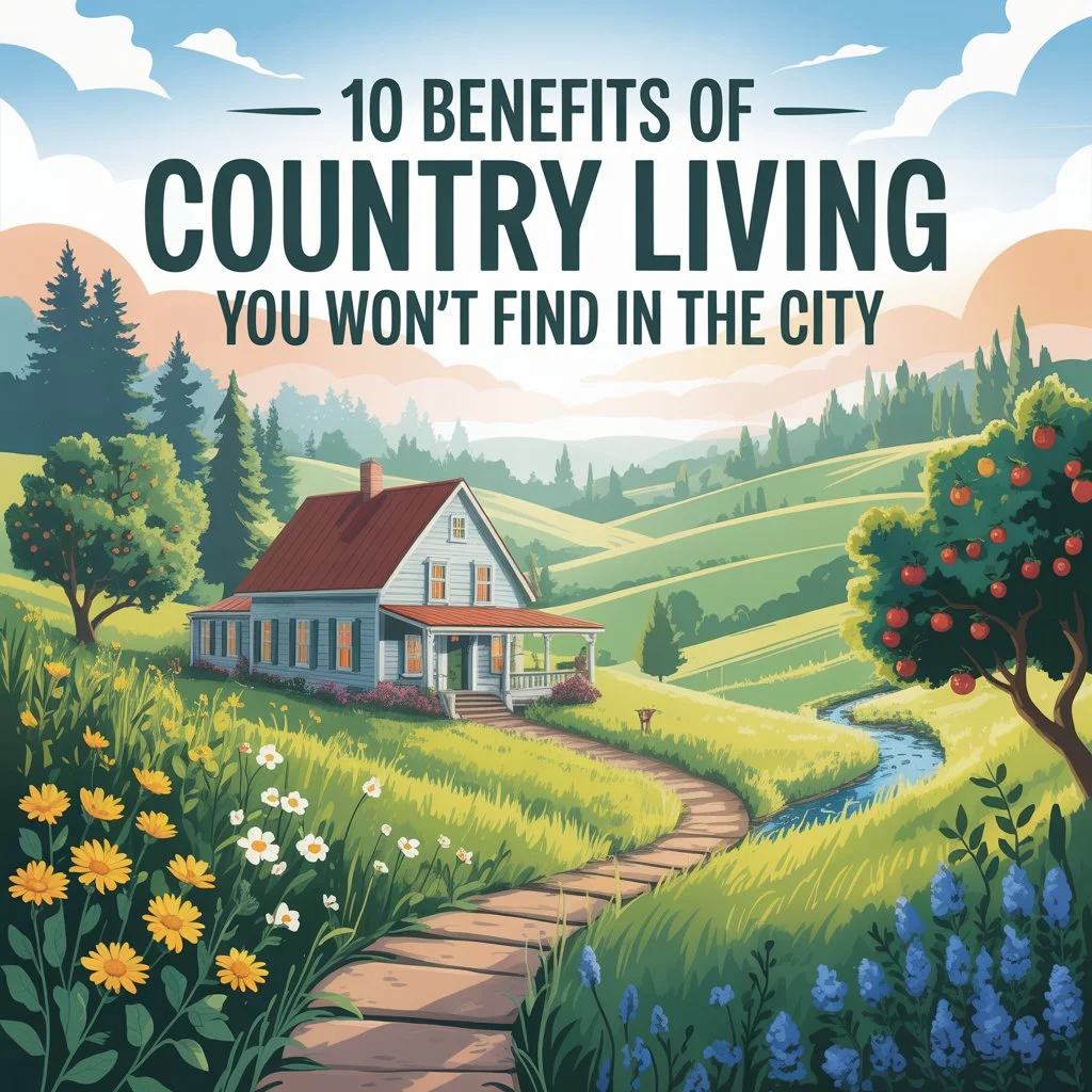 10 Benefits of Country Living You Won’t Find in the City