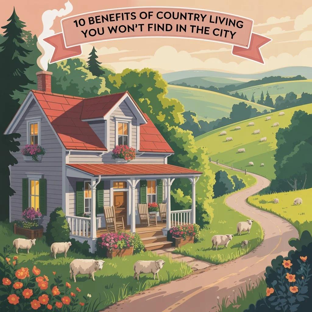 10 Benefits of Country Living You Won’t Find the City