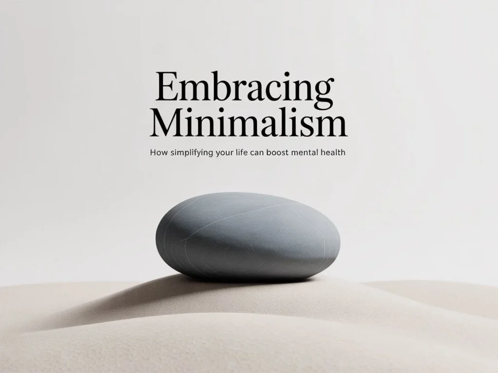 How Simplifying Your Life Can Boost Mental Health