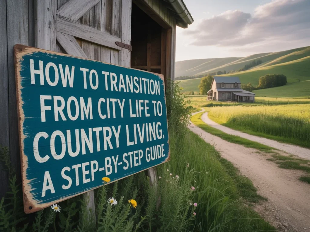 How to Transition from City Life to Country Living A Step by-Step Guide