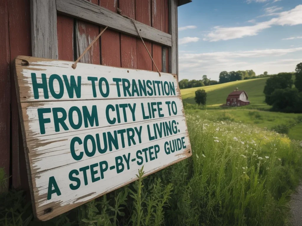 How to Transition from City Life to Country Living A Step-by-Step Guide