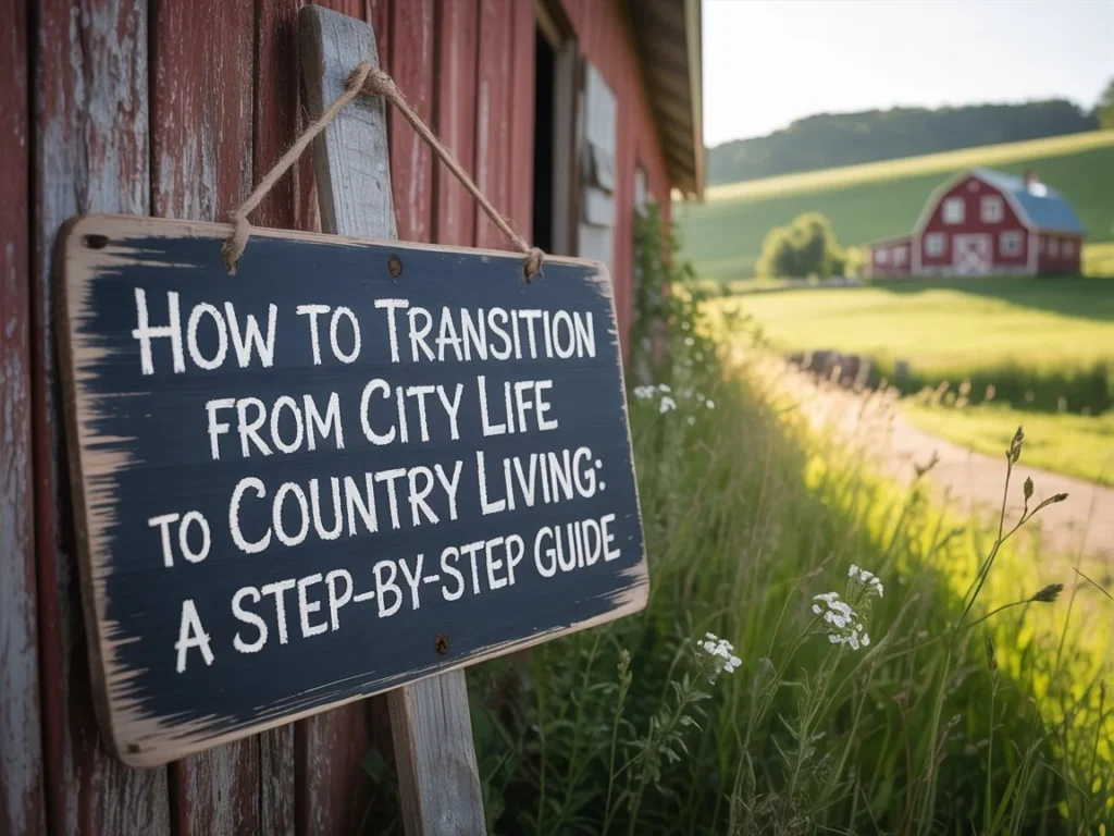 How to Transition from City Life to Country Living A Step-byStep Guide