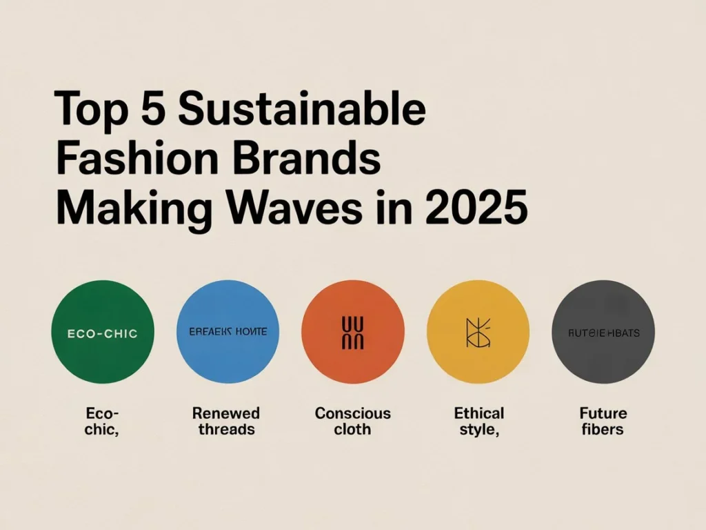 Top 5 Sustainable Fashion Brands Making Waves in 2025