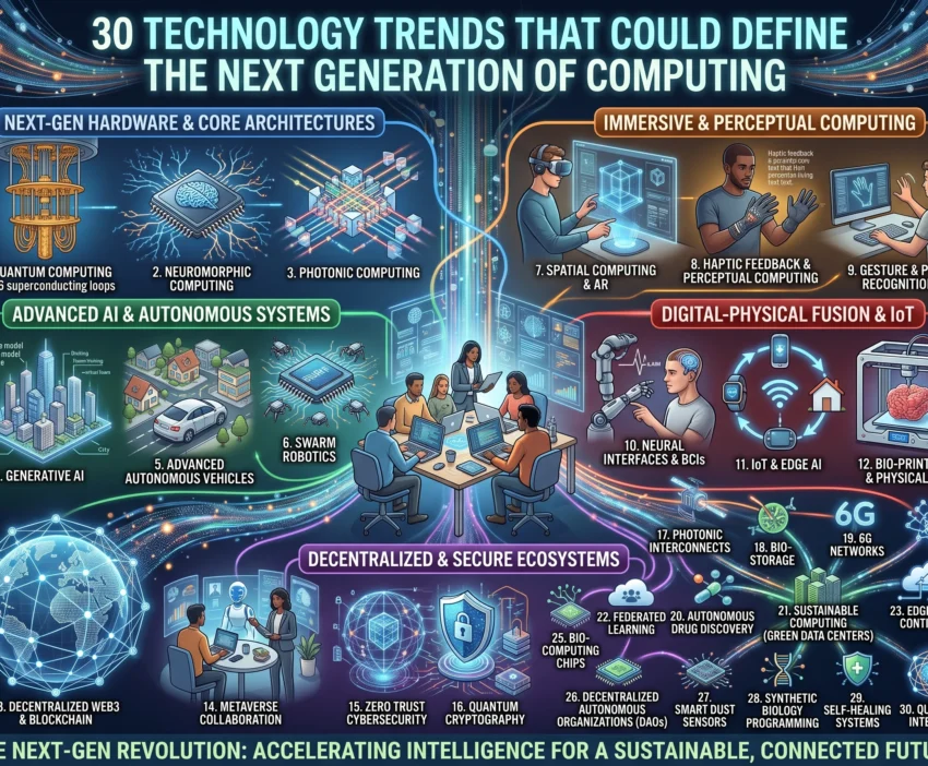 30 Technology Trends That Could Define the Next Generation of Computing