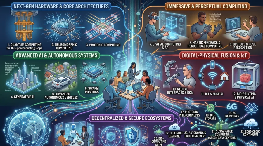30 Technology Trends That Could Define the Next Generation of Computing