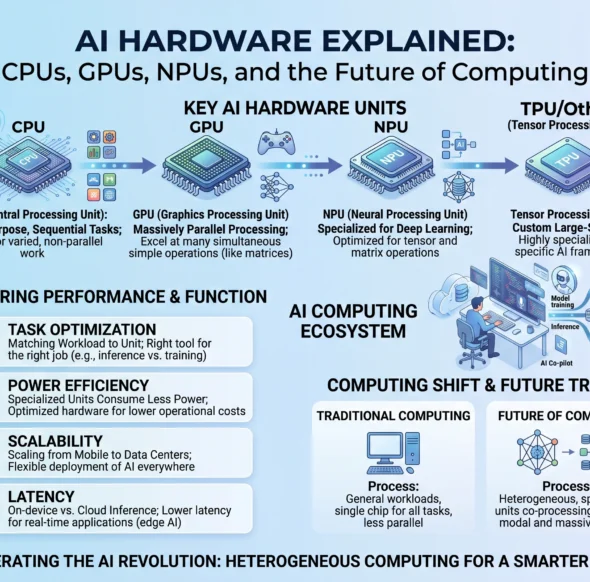 AI Hardware Explained CPUs, GPUs, NPUs, and the Future of Computing