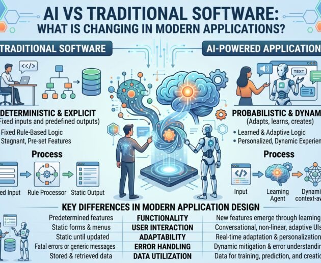 AI vs Traditional Software What Is Changing in Modern Applications