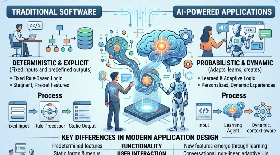 AI vs Traditional Software What Is Changing in Modern Applications