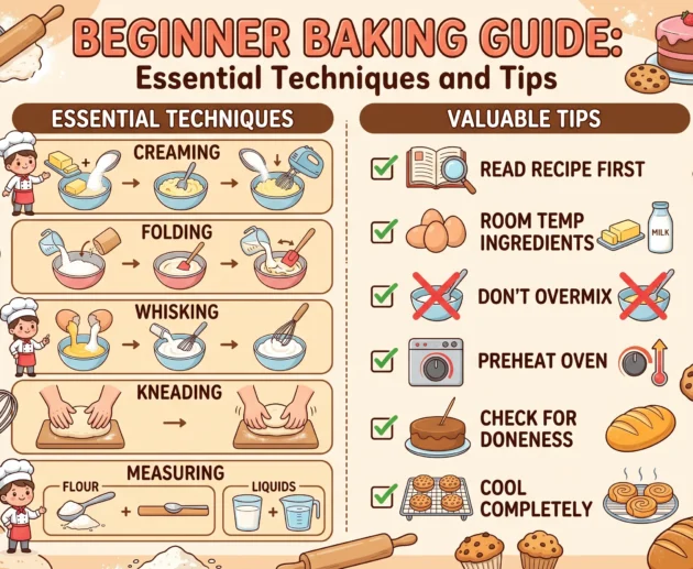 Beginner Baking Guide Essential Techniques and Tips