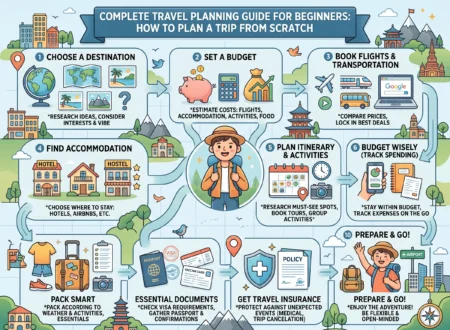 Complete Travel Planning Guide for Beginners How to Plan a Trip from Scratch