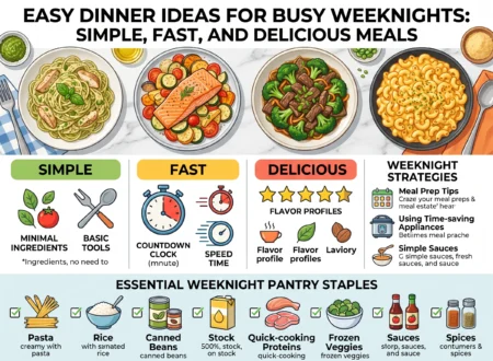 Easy Dinner Ideas for Busy Weeknights Simple, Fast, and Delicious Meals