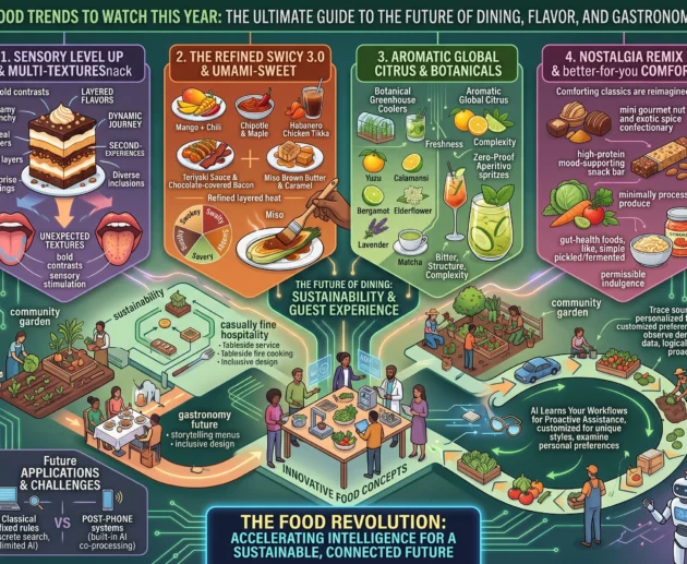 Food Trends to Watch This Year The Ultimate Guide to the Future of Dining, Flavor, and Gastronomy