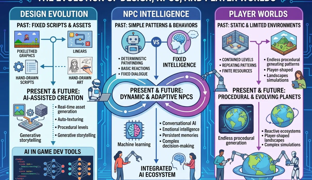 How AI Is Changing Video Games The Evolution of Design, NPCs, and Player Worlds