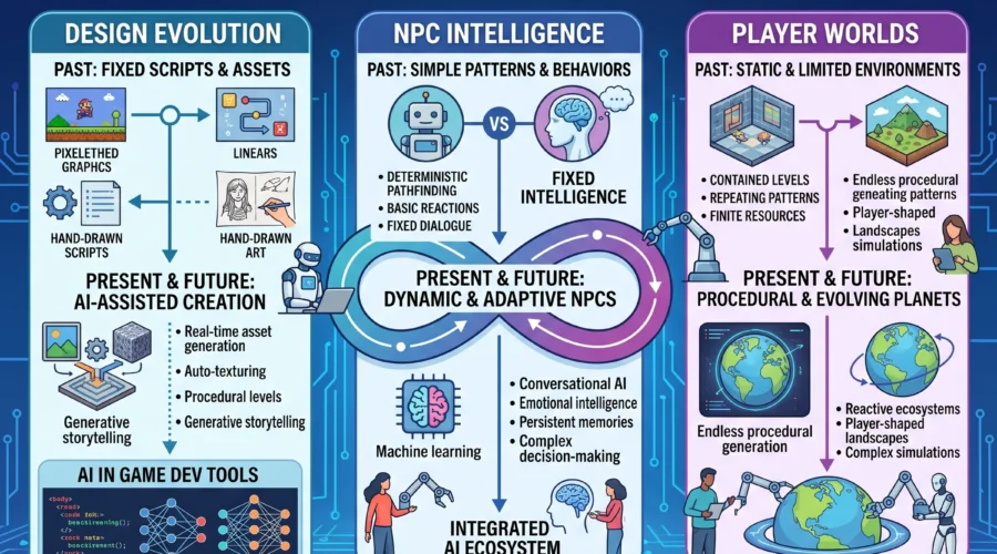 How AI Is Changing Video Games The Evolution of Design, NPCs, and Player Worlds