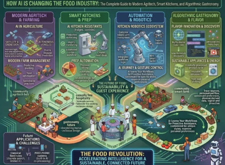 How AI Is Changing the Food Industry The Complete Guide to Modern Agritech, Smart Kitchens, and Algorithmic Gastronomy