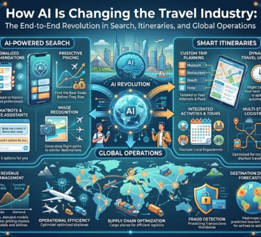 How AI Is Changing the Travel Industry The End-to-End Revolution in Search, Itineraries, and Global Operations