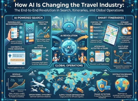 How AI Is Changing the Travel Industry The End-to-End Revolution in Search, Itineraries, and Global Operations