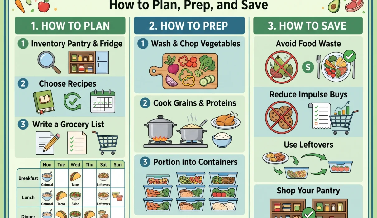 Meal Planning Guide for Beginners How to Plan, Prep, and Save
