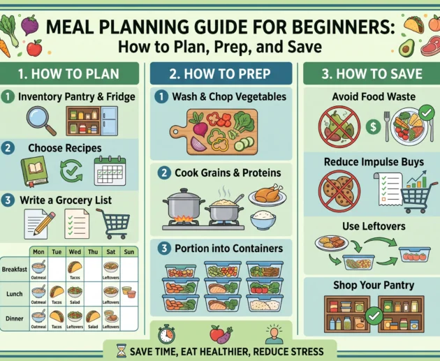 Meal Planning Guide for Beginners How to Plan, Prep, and Save