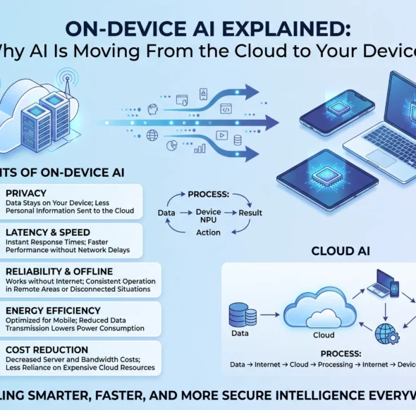 On-Device AI Explained Why AI Is Moving From the Cloud to Your Devices
