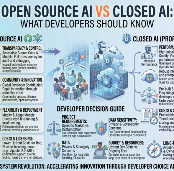 Open Source AI vs Closed AI What Developers Should Know
