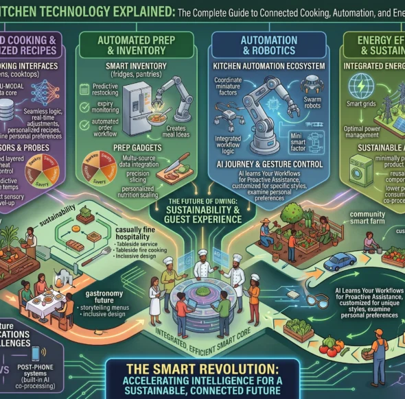 Smart Kitchen Technology Explained The Complete Guide to Connected Cooking, Automation, and Energy Efficiency